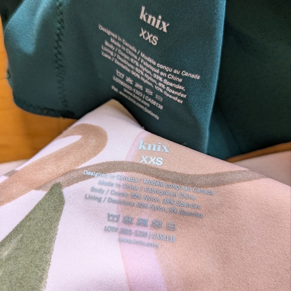 Knix Abstract and Teal Bras with Lace - Picture 14 of 14